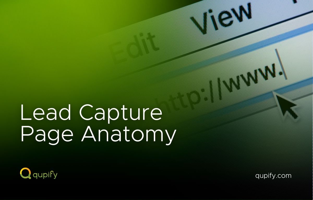 anatomy of a lead capture landing page