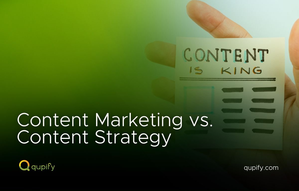 content marketing vs content strategy