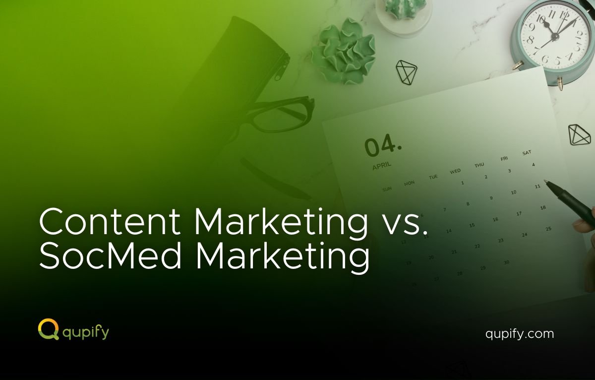 content marketing vs social media marketing