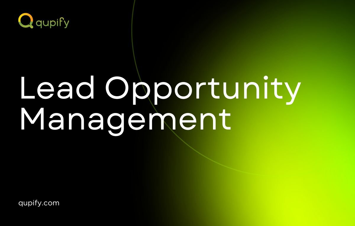 lead opportunity management